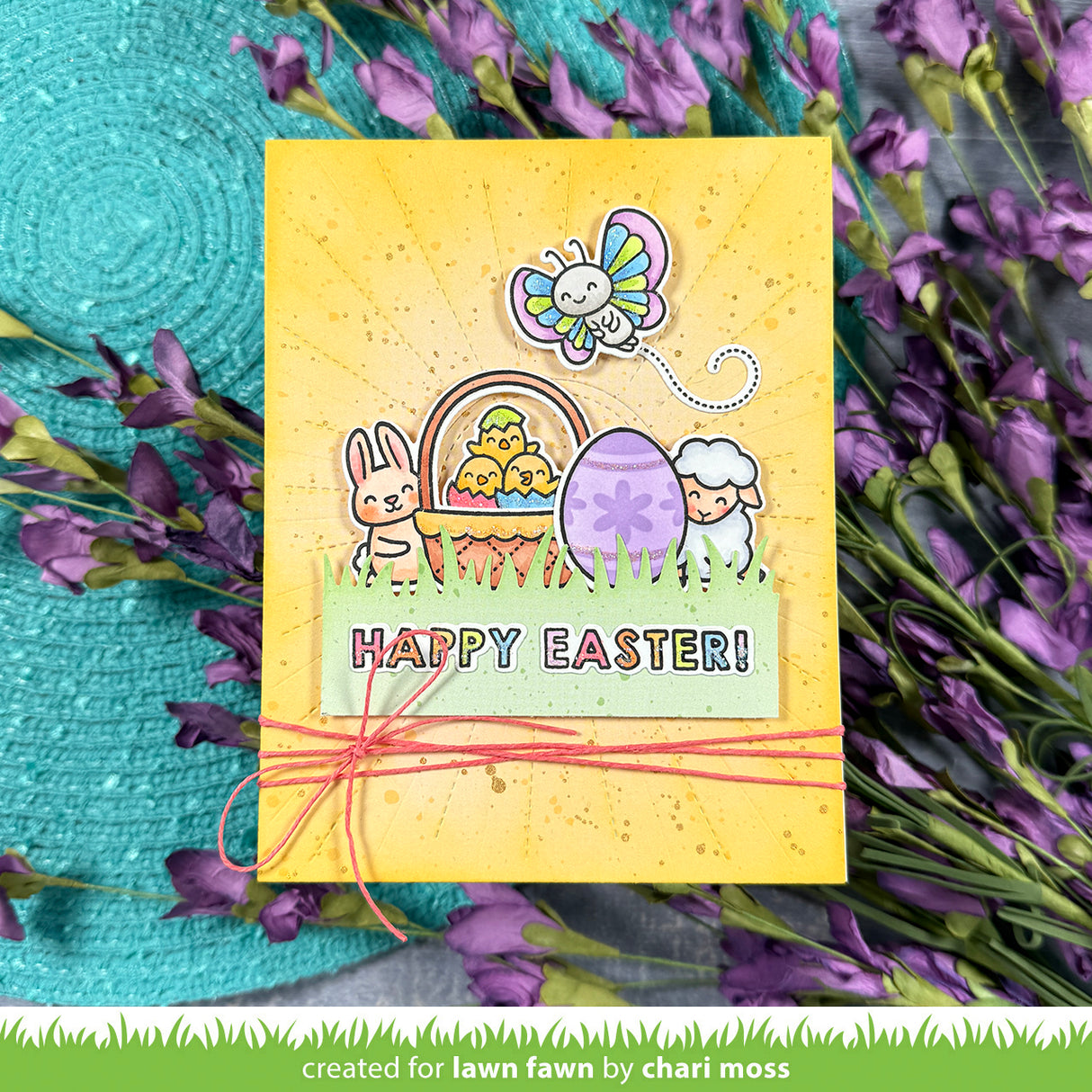 stamp 'n stencil easter eggs