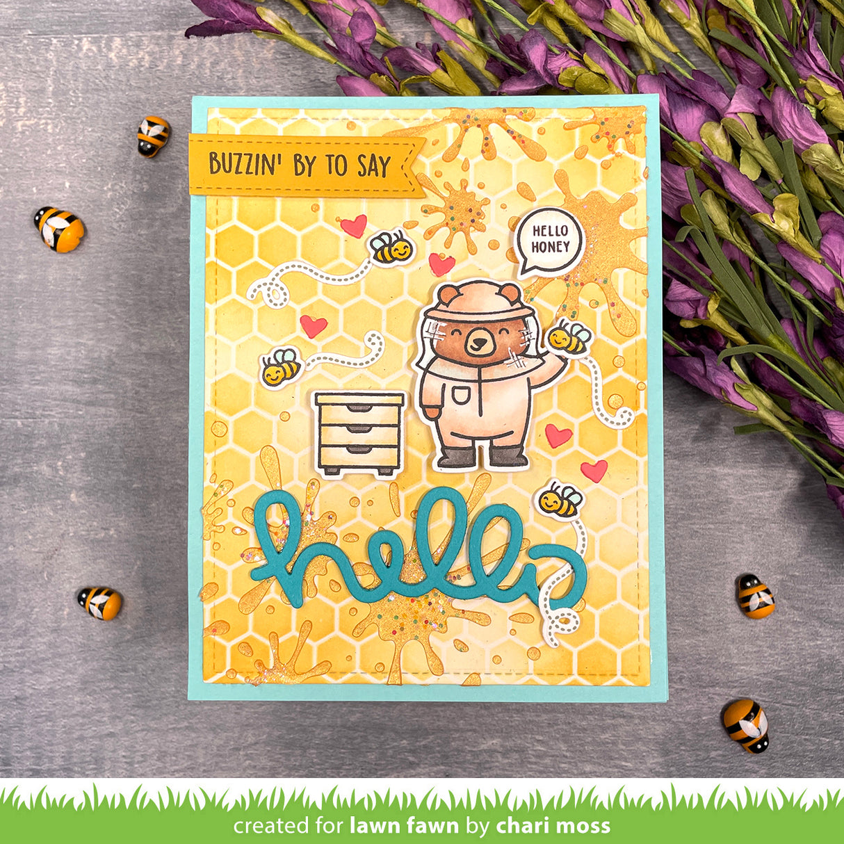 stencil paste - gold