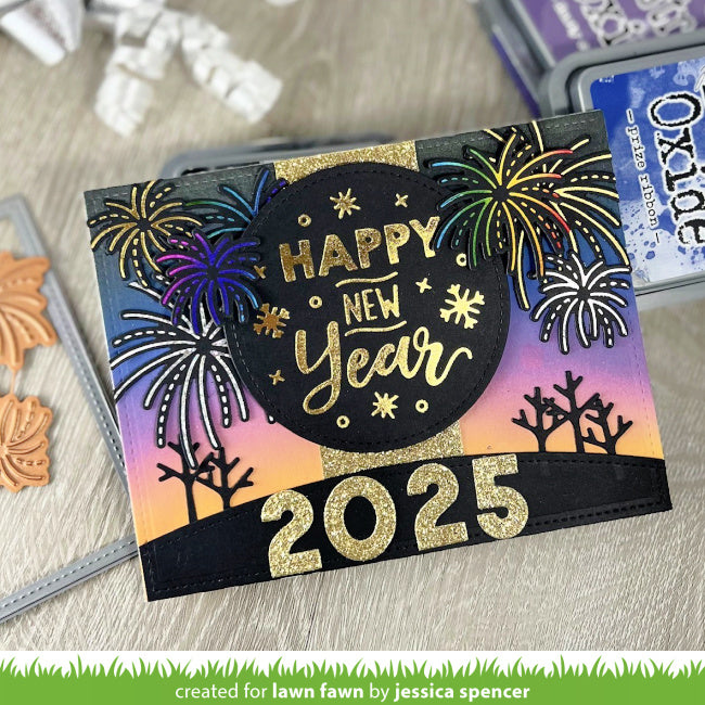 foiled sentiments: happy new year