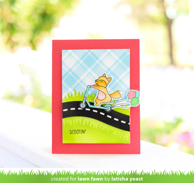 grassy hillside stencils