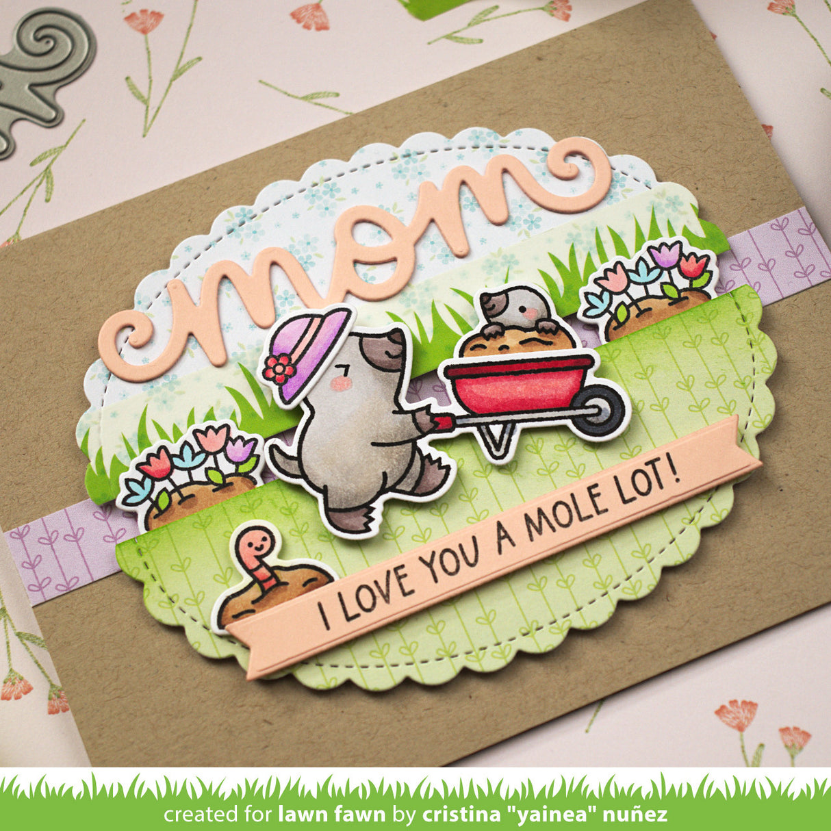 a mole lot of flowers