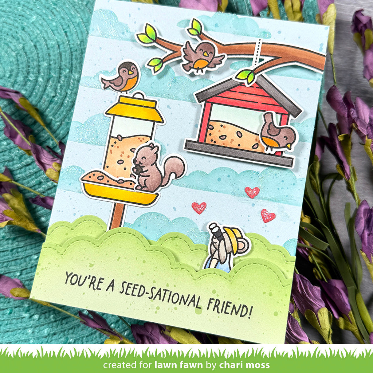 backyard bird feeder add-on