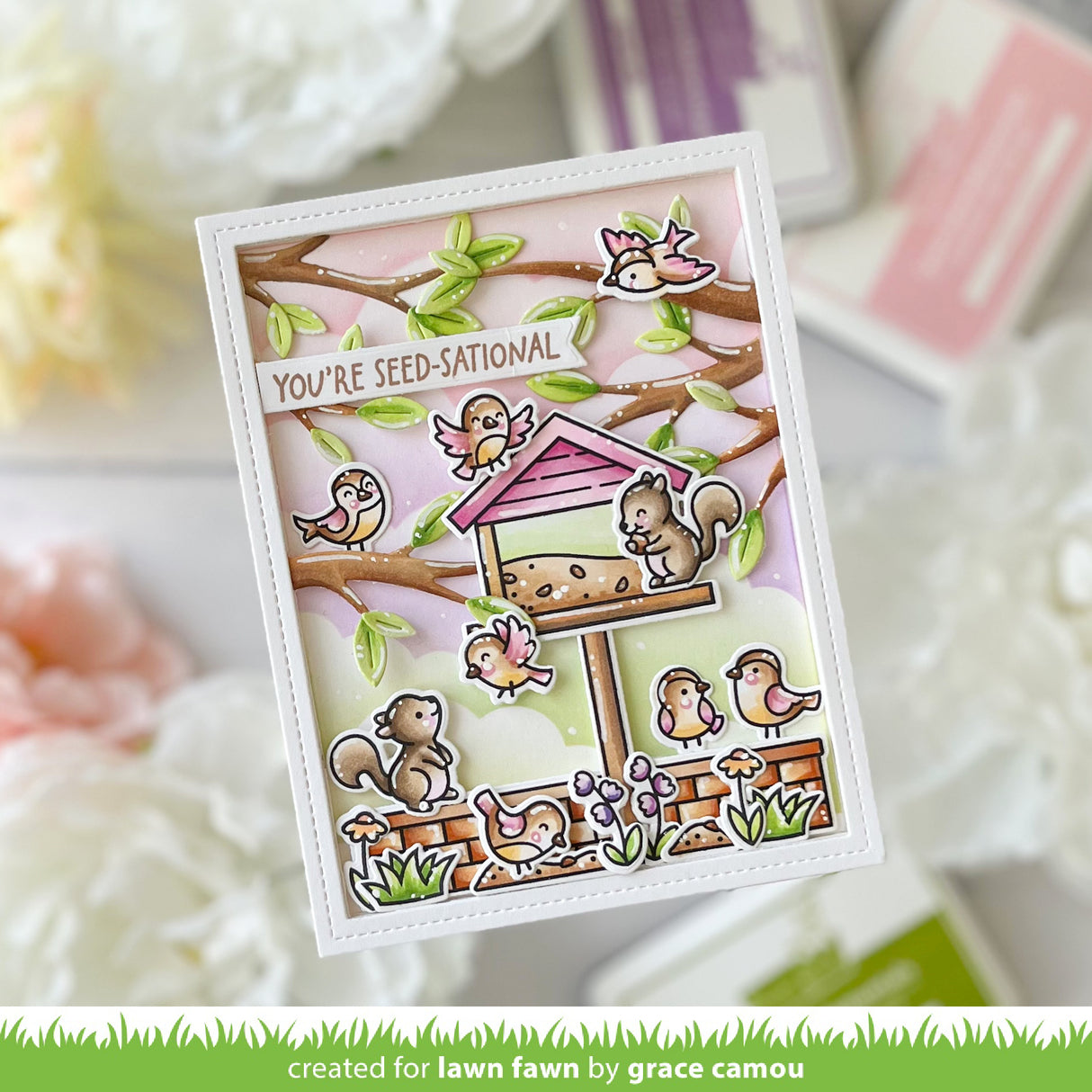 tree branches backdrop: portrait