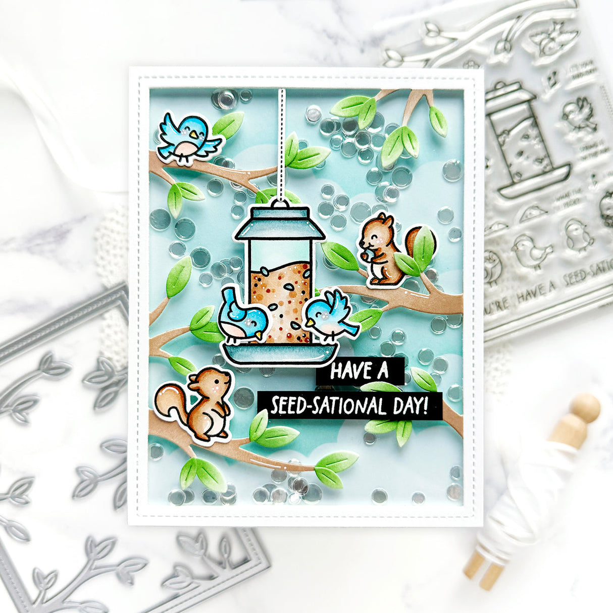 backyard bird feeder