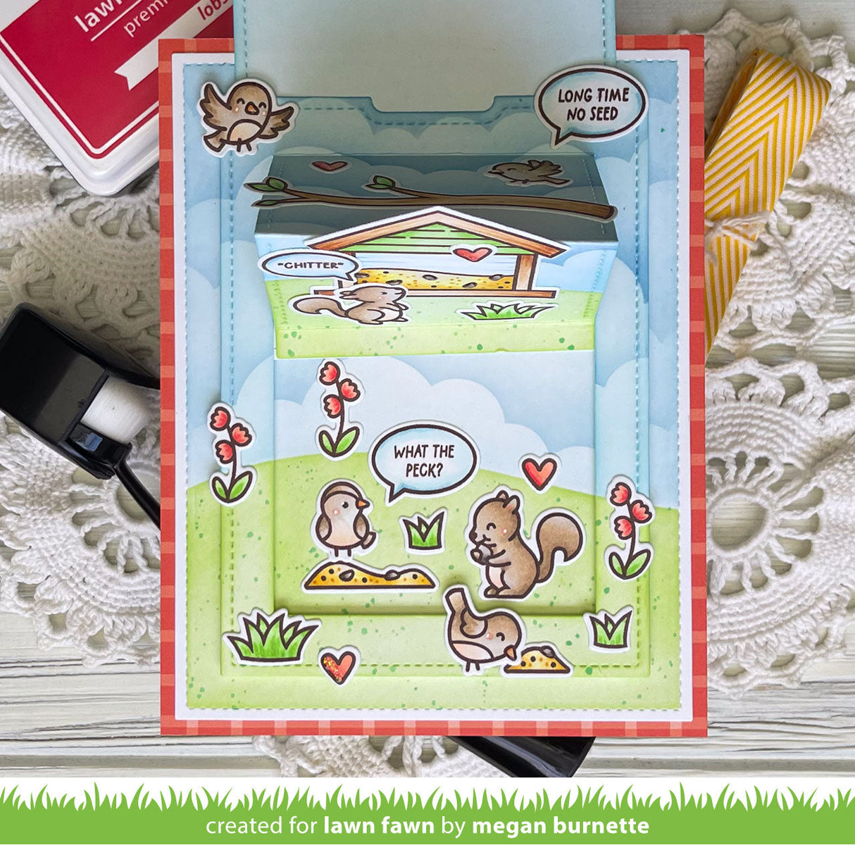 backyard bird feeder add-on