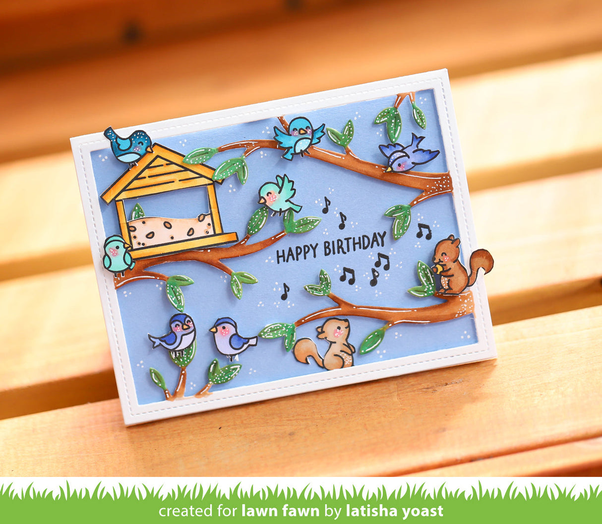 backyard bird feeder