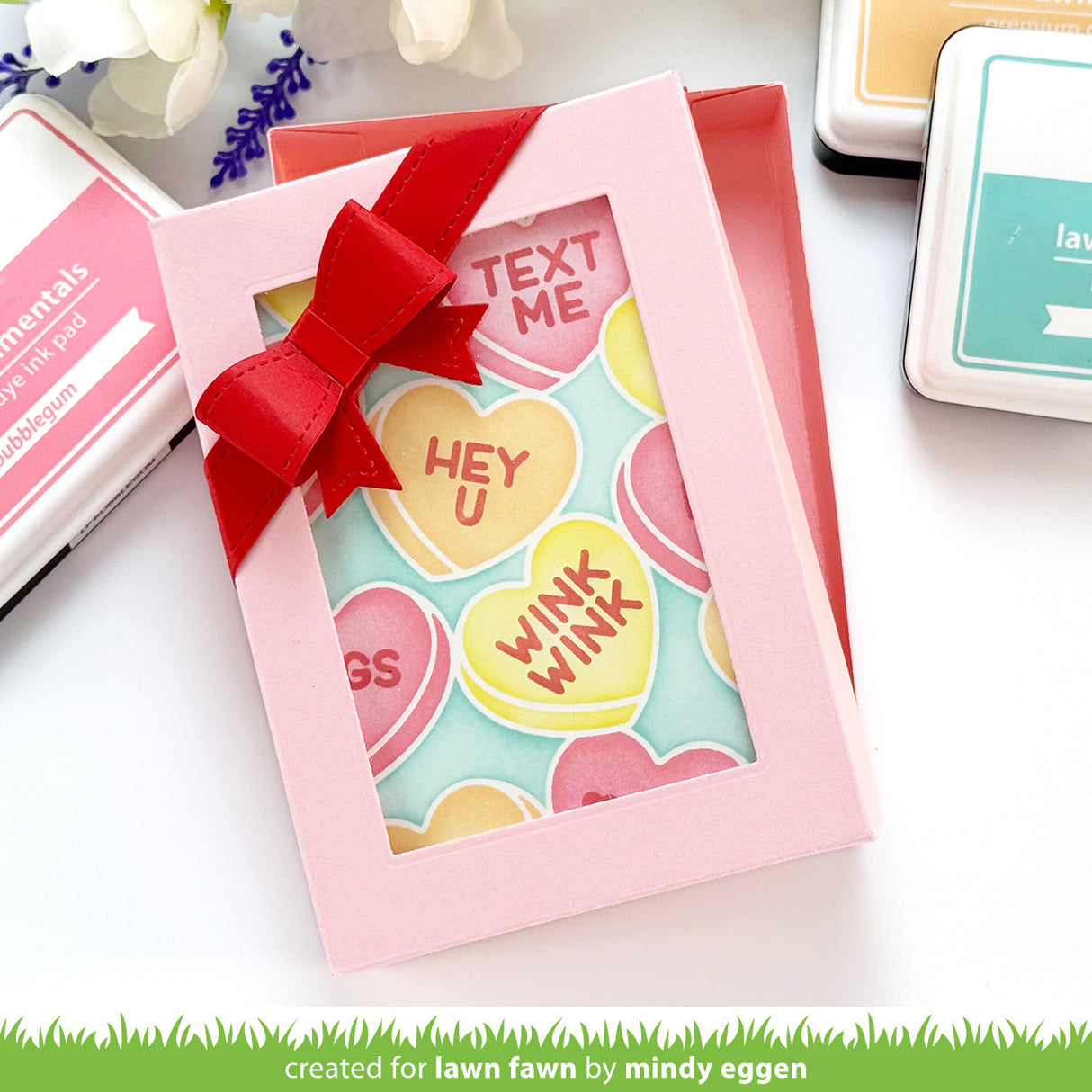 candy hearts stencils