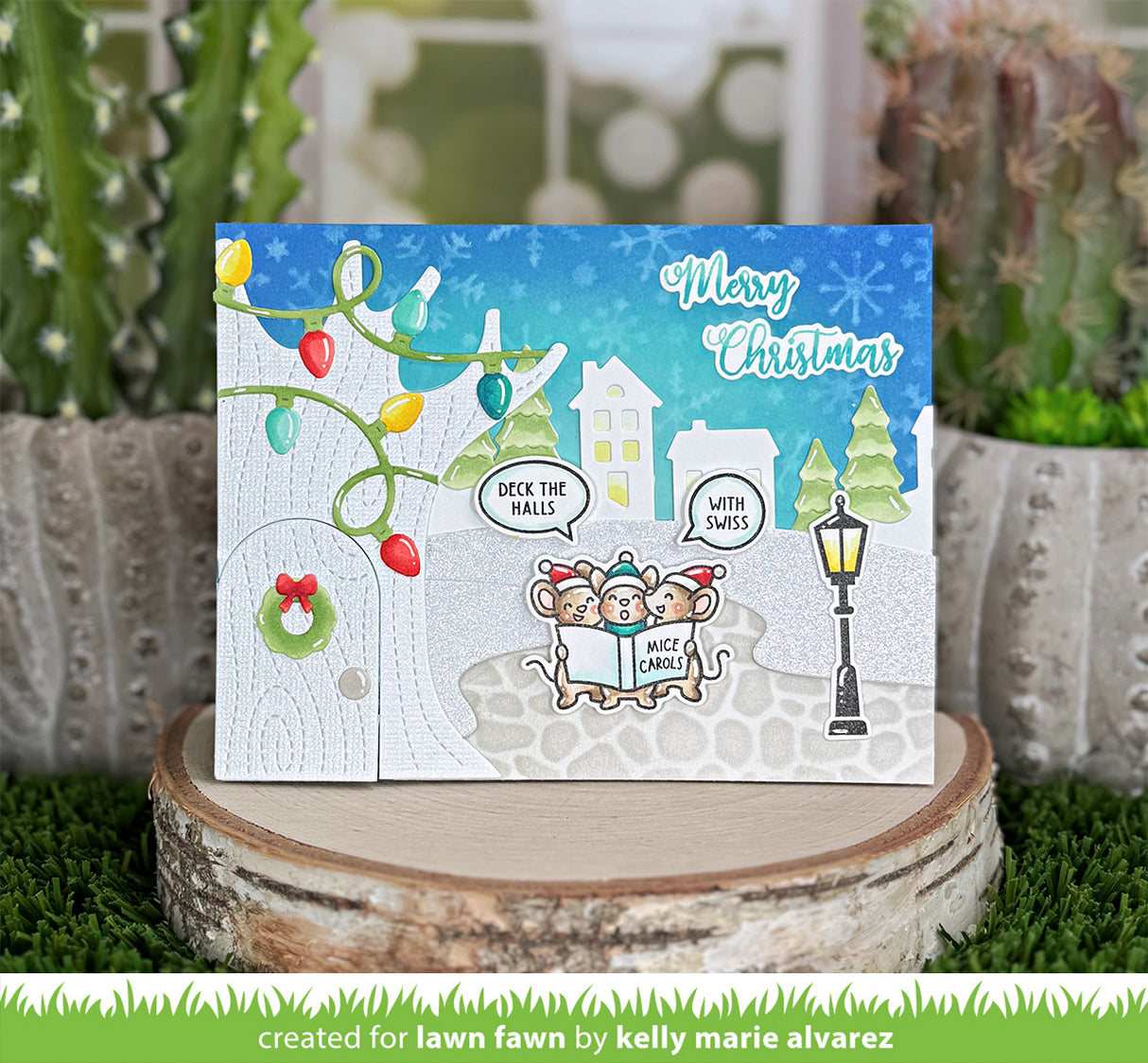 village hillside border