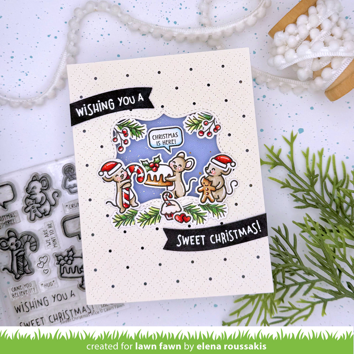 sweet christmas mice