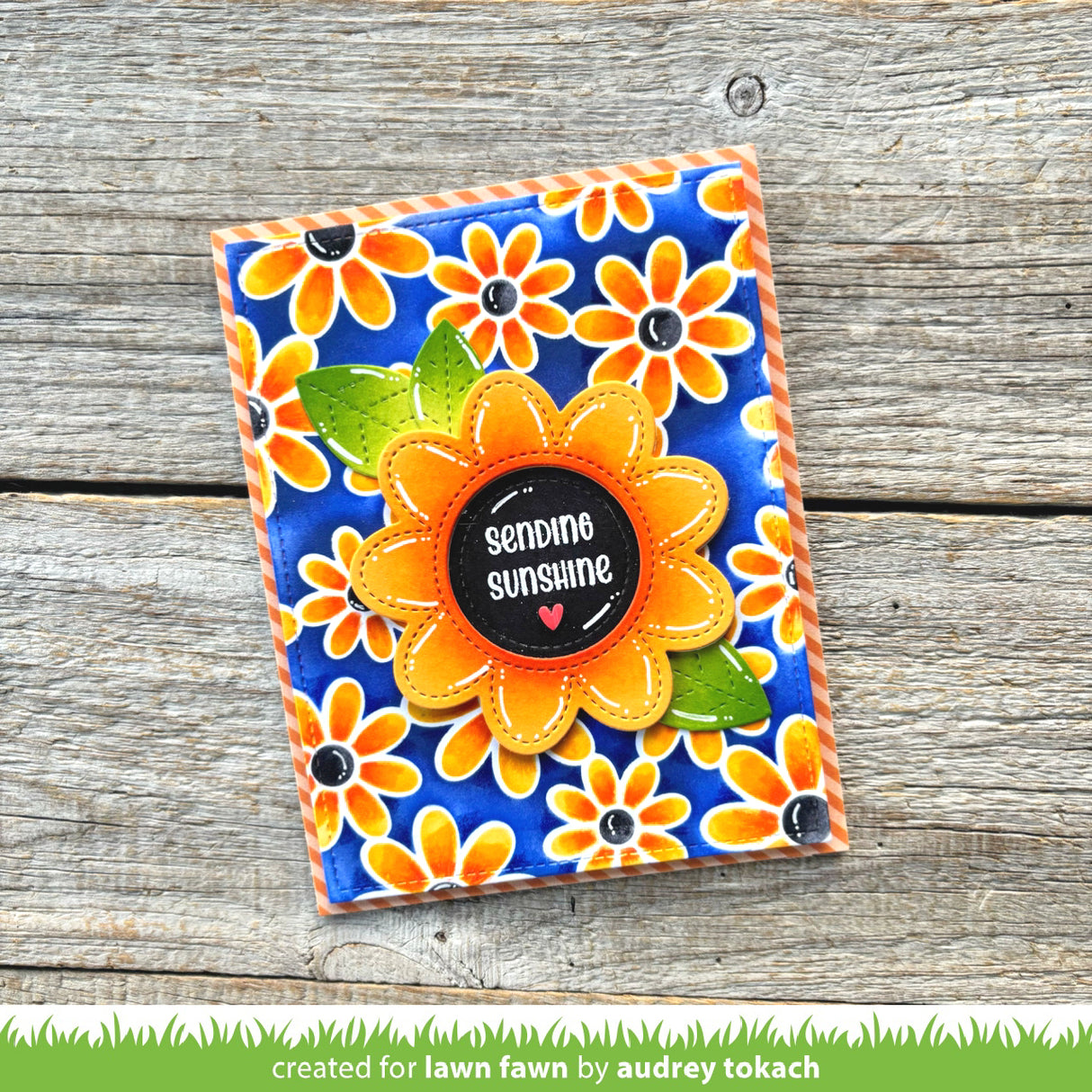 daisy bloom background stencils