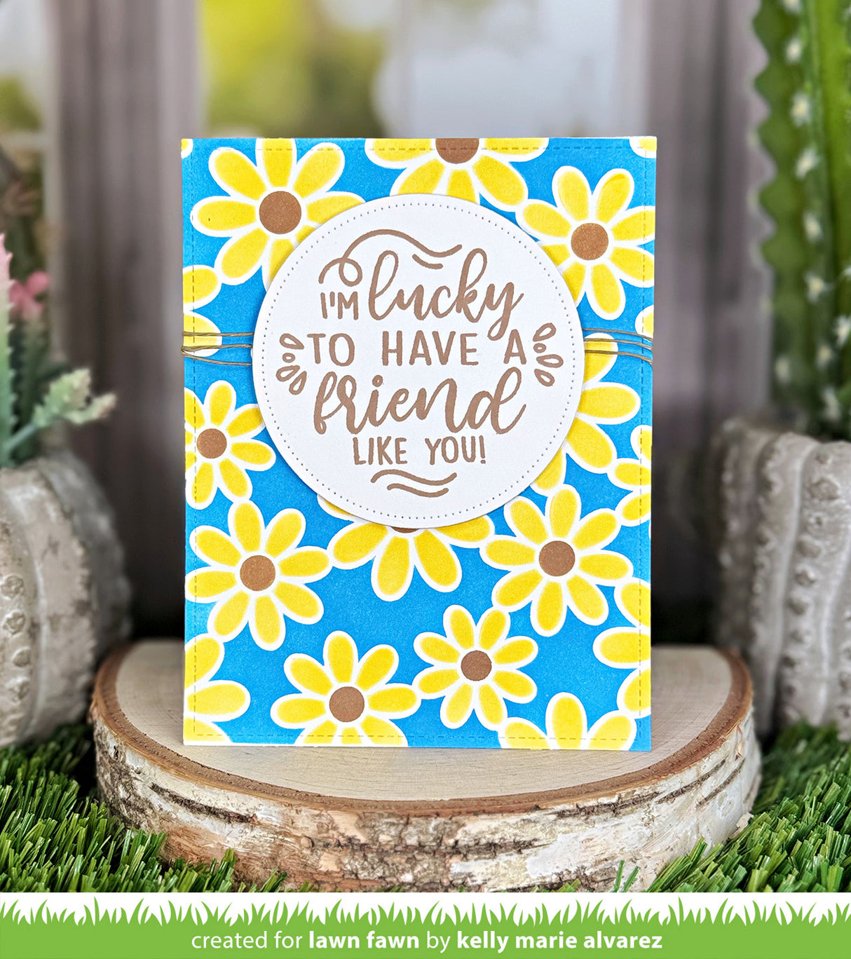 daisy bloom background stencils