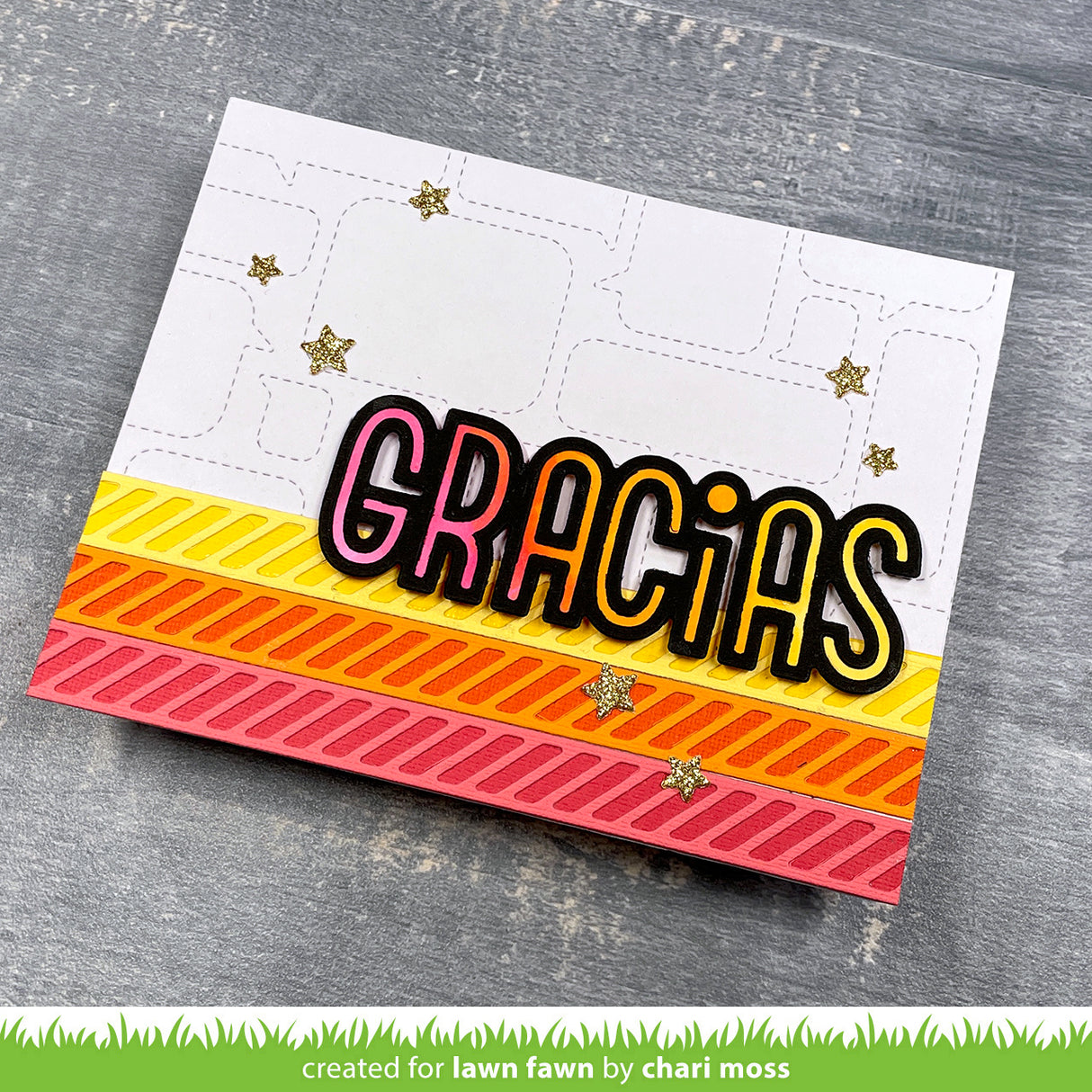 diagonal stripes border