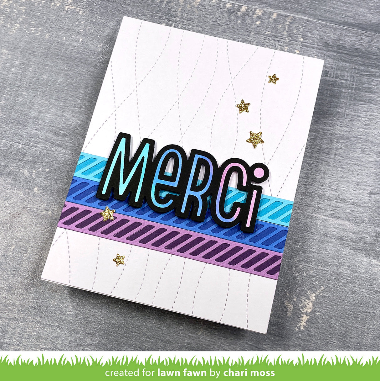 diagonal stripes border