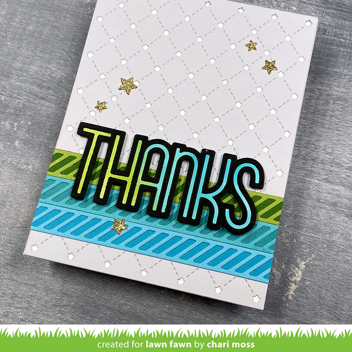 diagonal stripes border