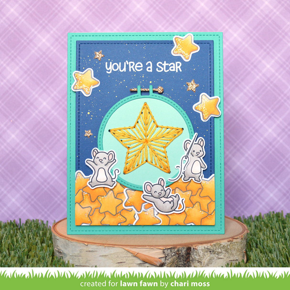 embroidery hoop star add-on