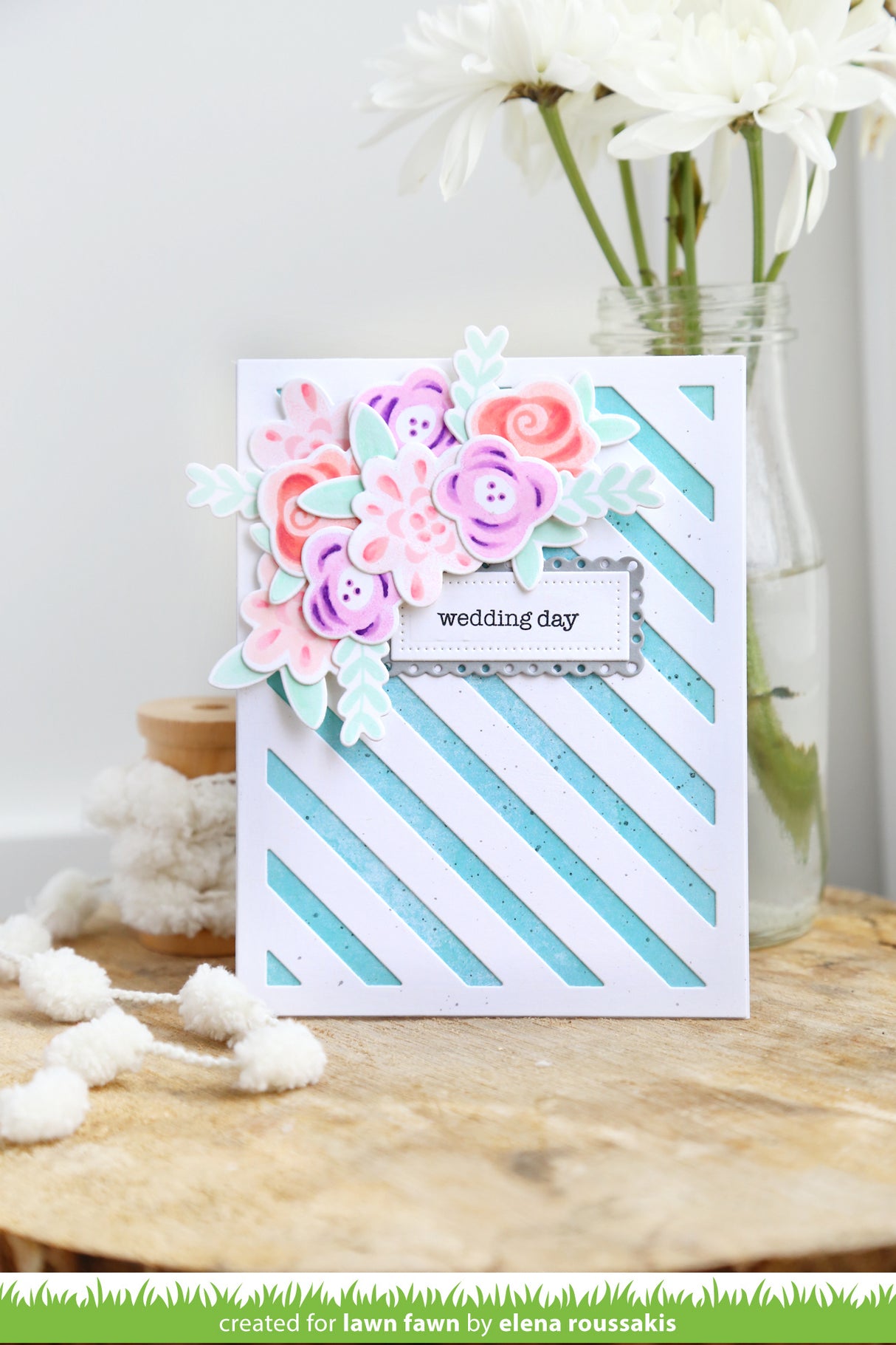 fancy scalloped rectangle stackables