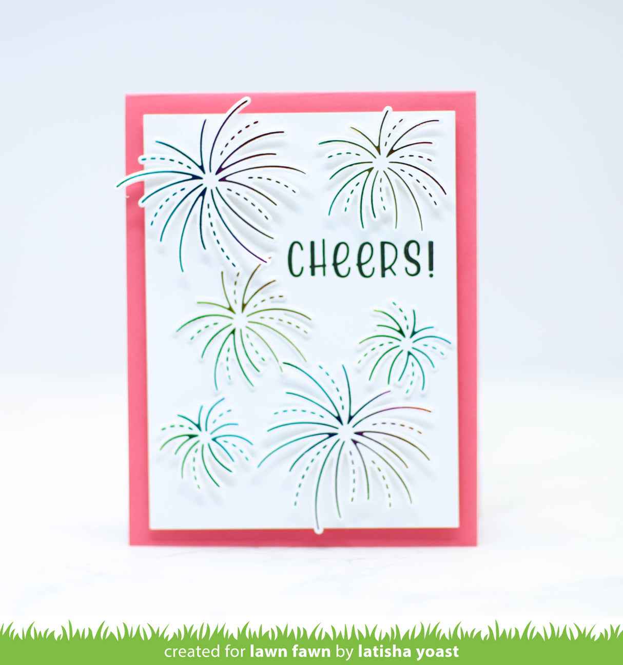 fireworks hot foil plates