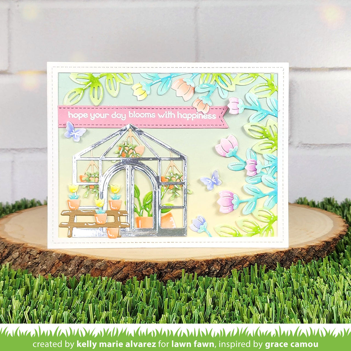 flower garden backdrop