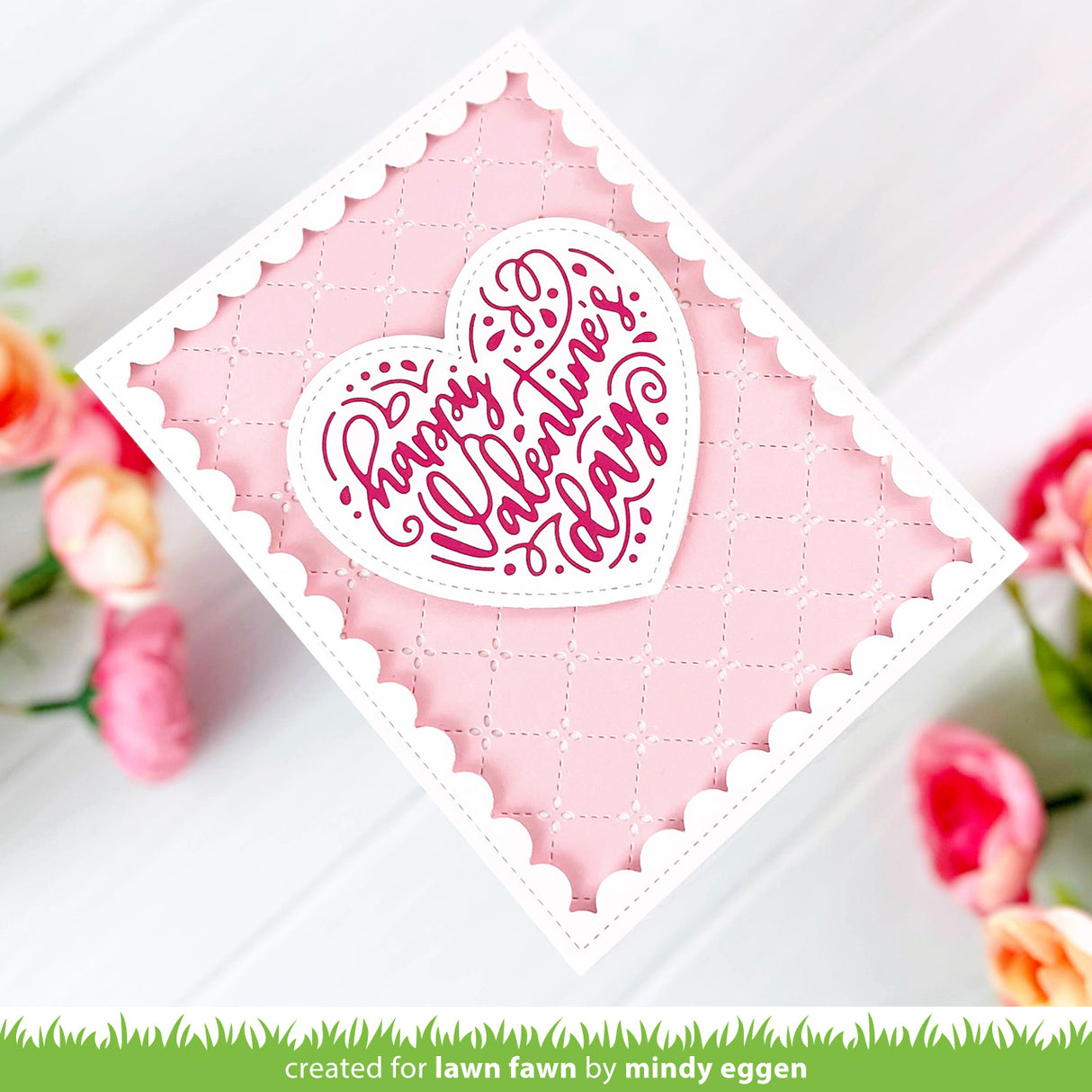 stitched happy heart