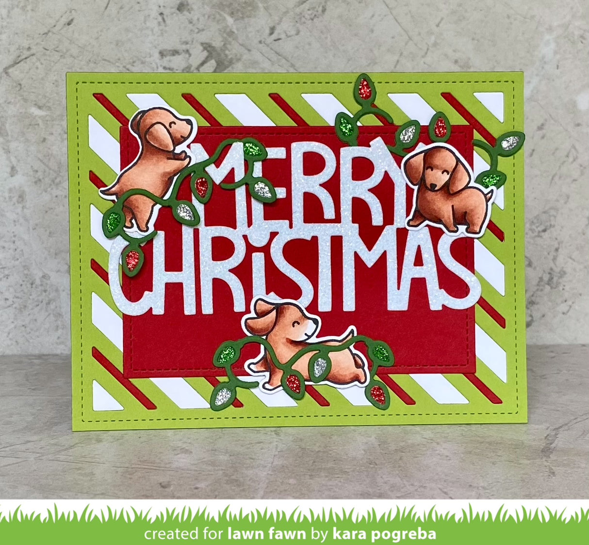 peppermint stripes backdrop