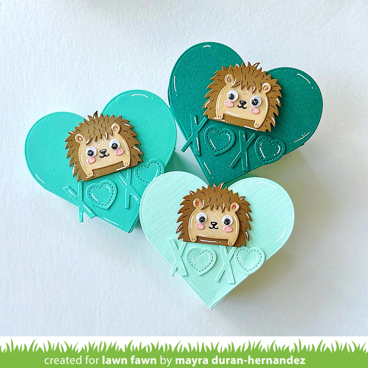 tiny gift box hedgehog add-on