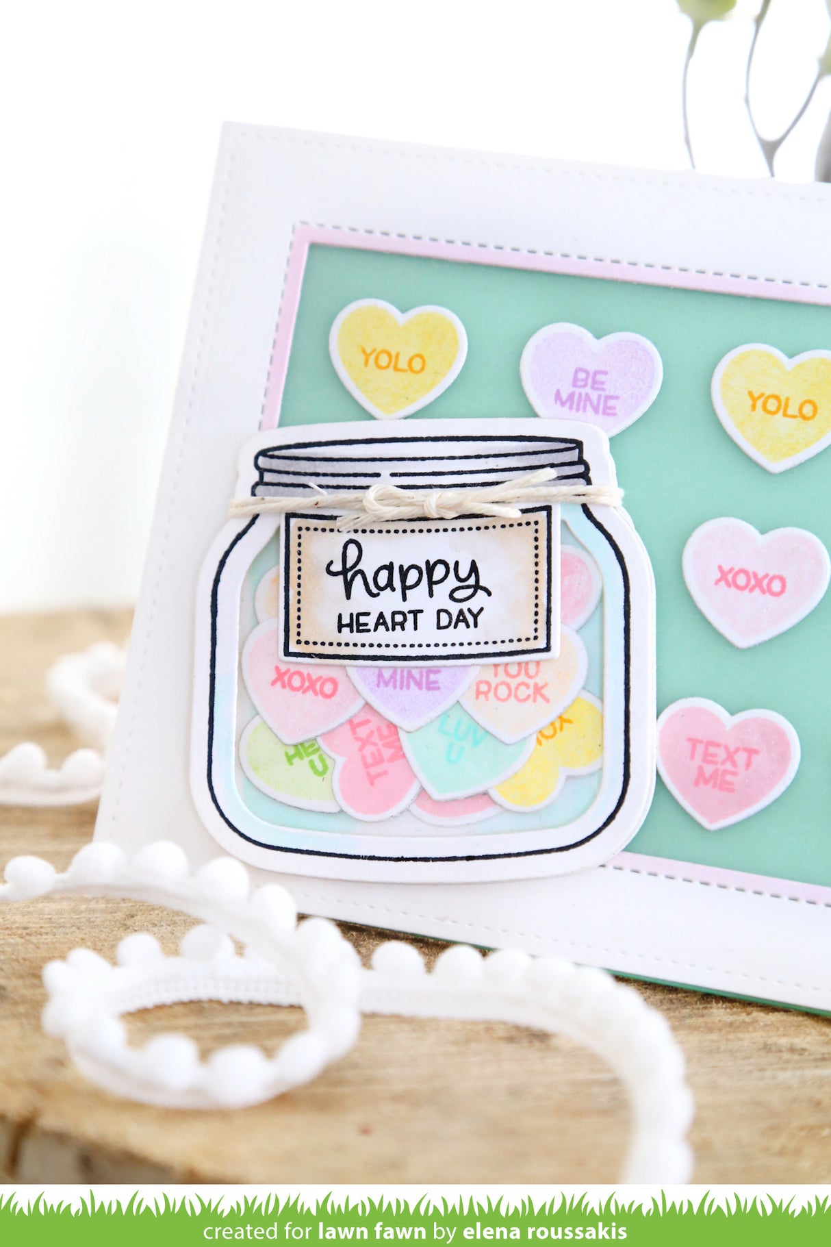 how you bean? conversation heart add-on