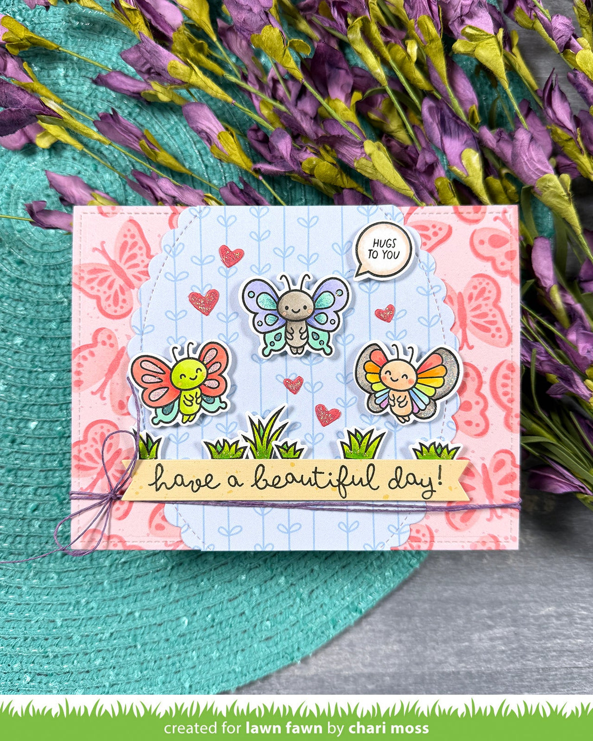 stitched scalloped oval stackables