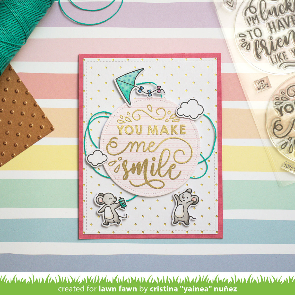 itsy bitsy polka dot background hot foil plate