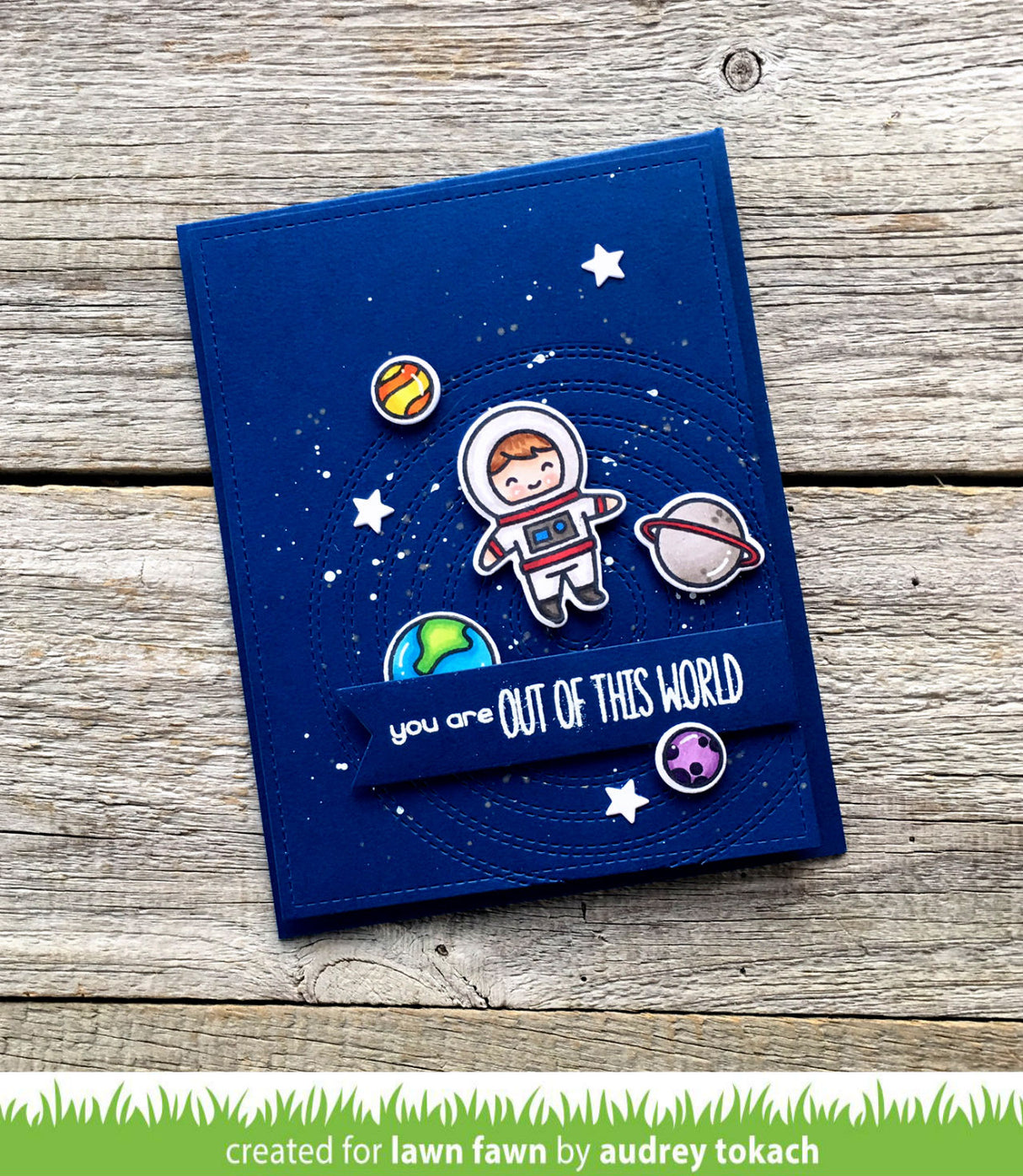 just stitching double circles