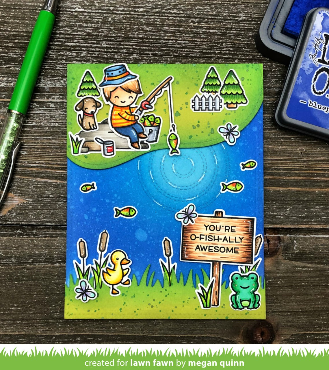 just stitching double circles