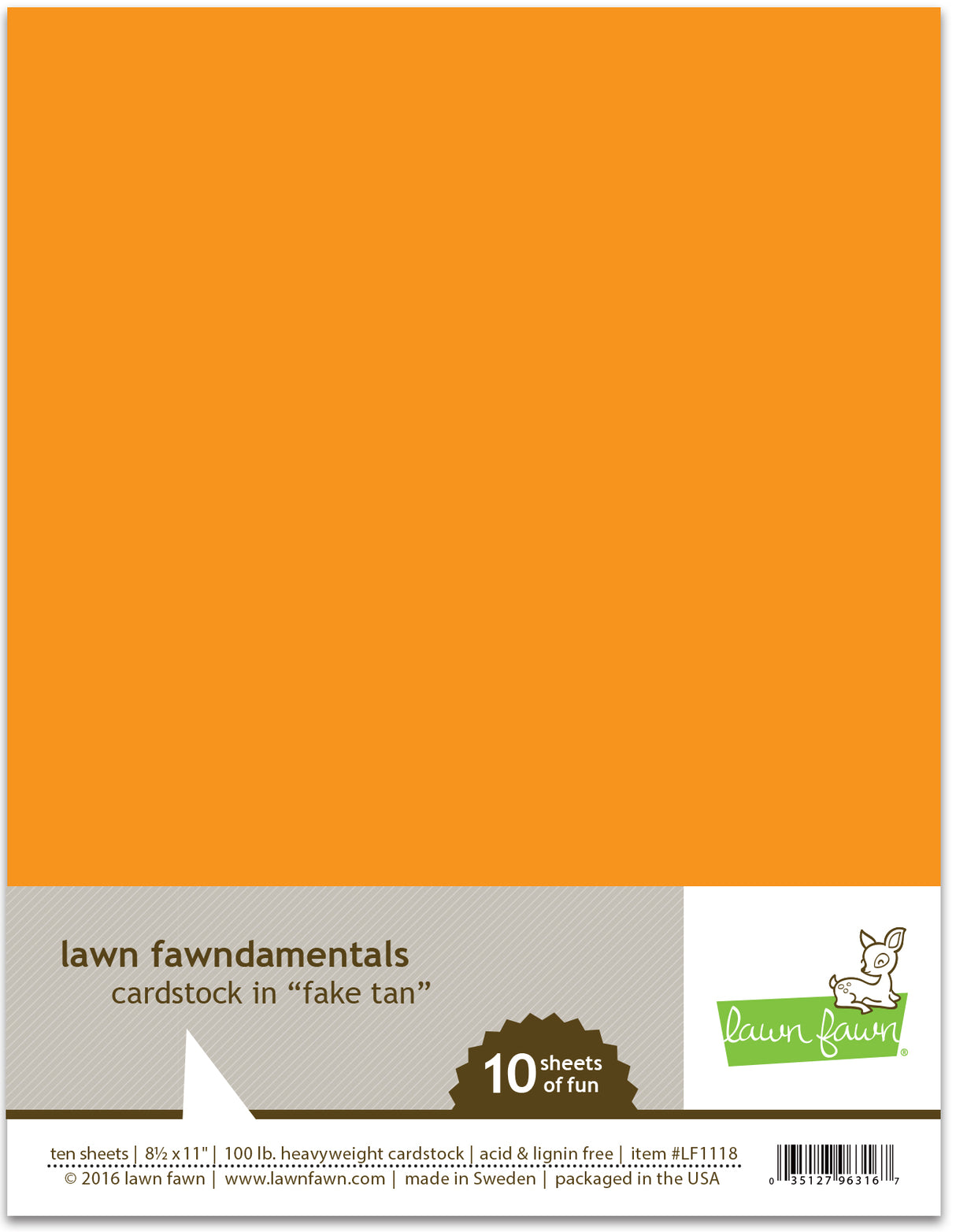 fake tan cardstock