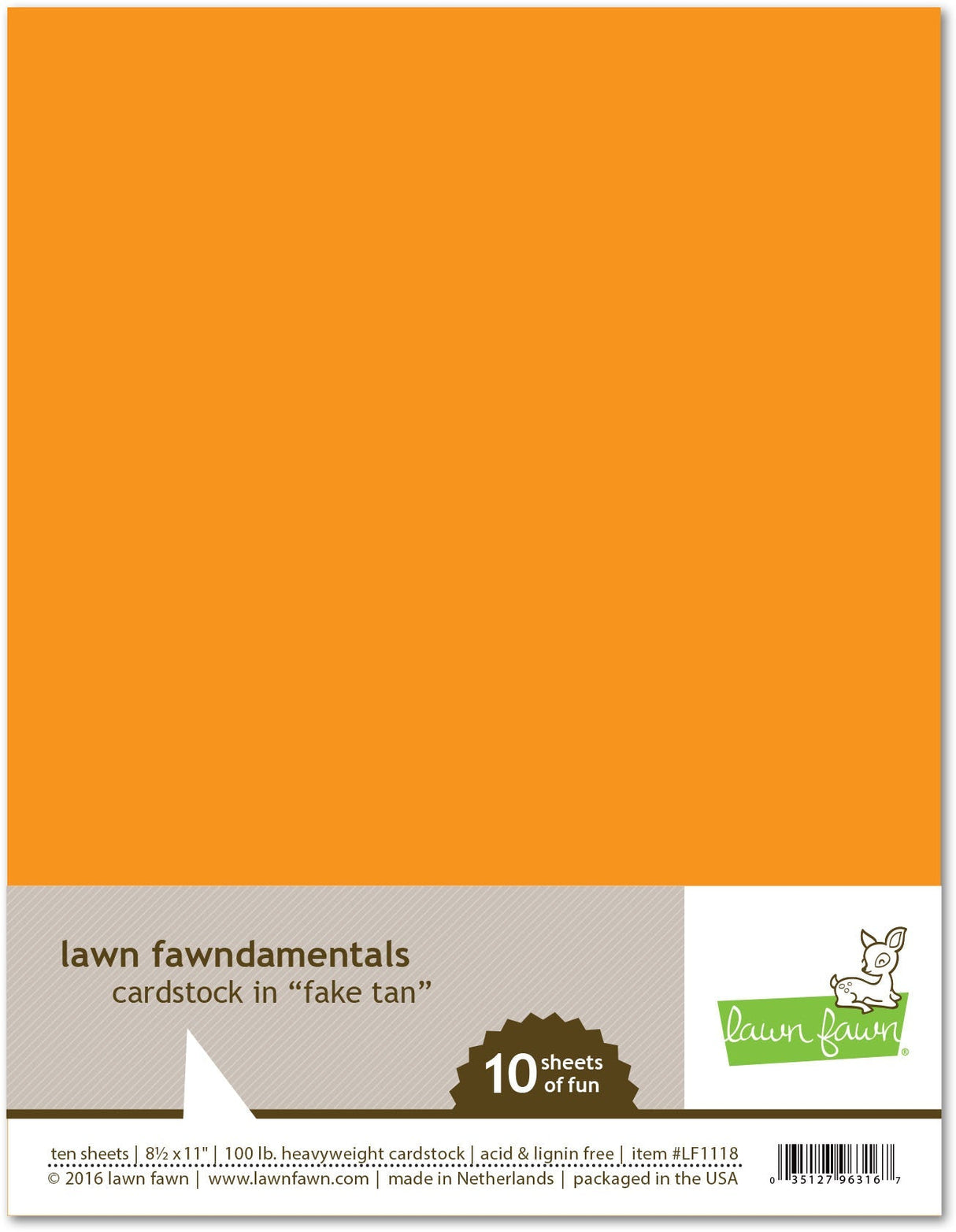 fake tan cardstock