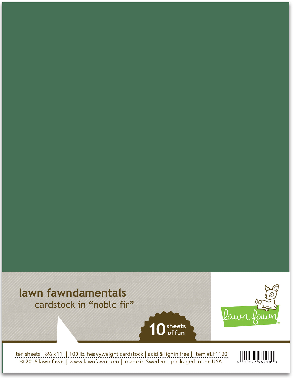 noble fir cardstock