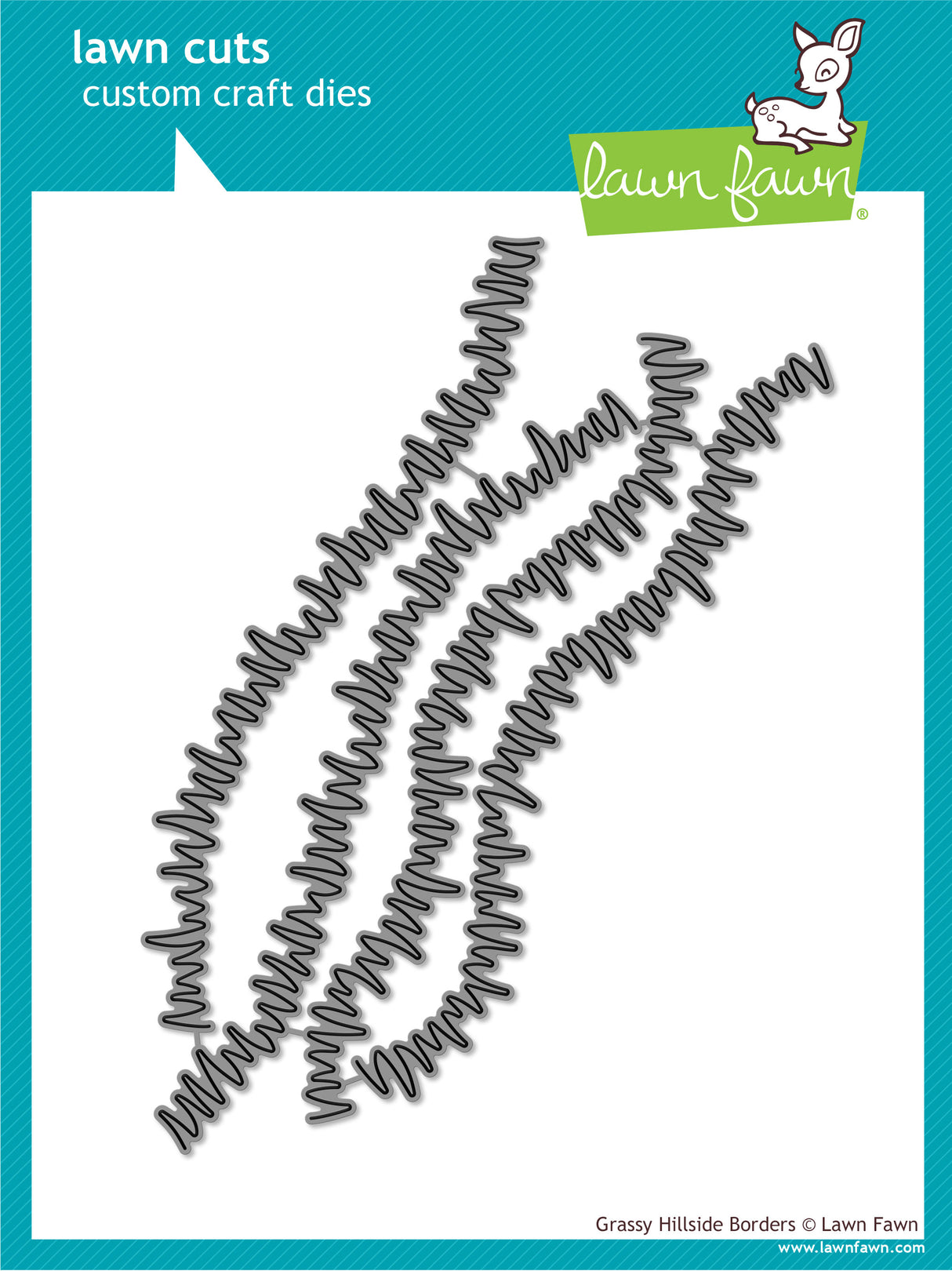 grassy hillside borders