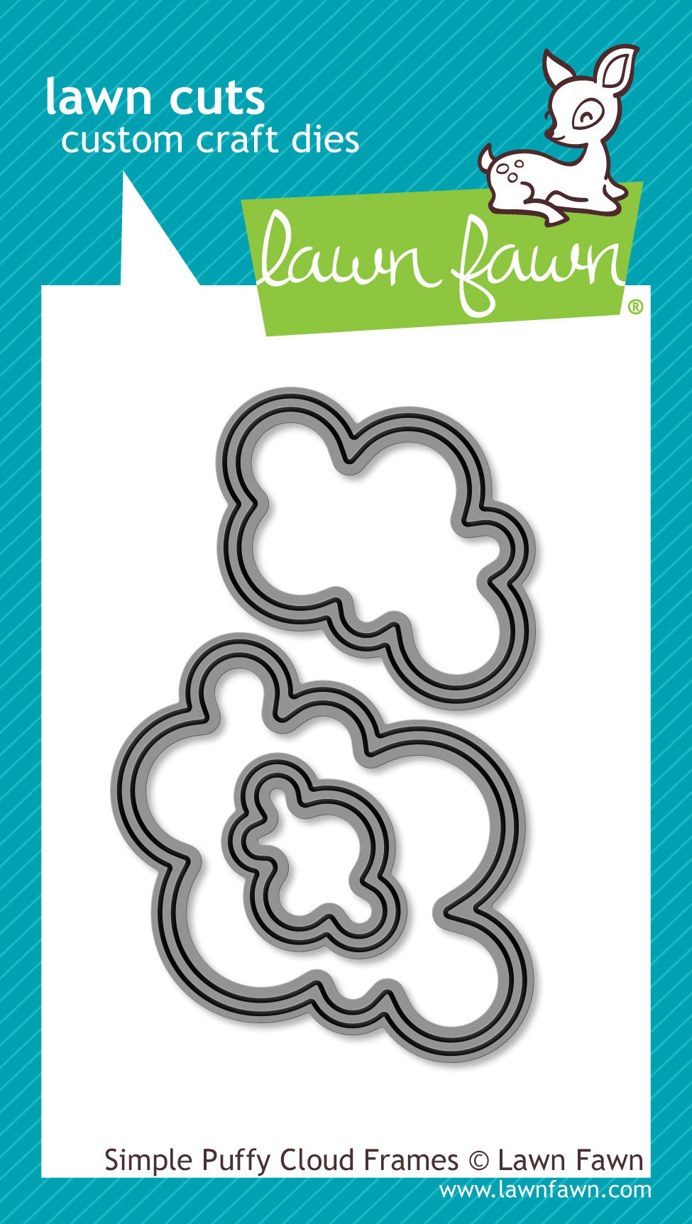 simple puffy cloud frames