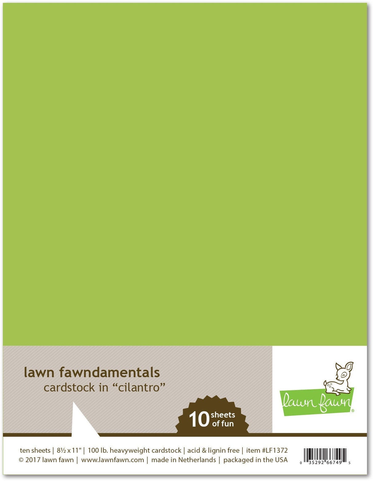 cilantro cardstock