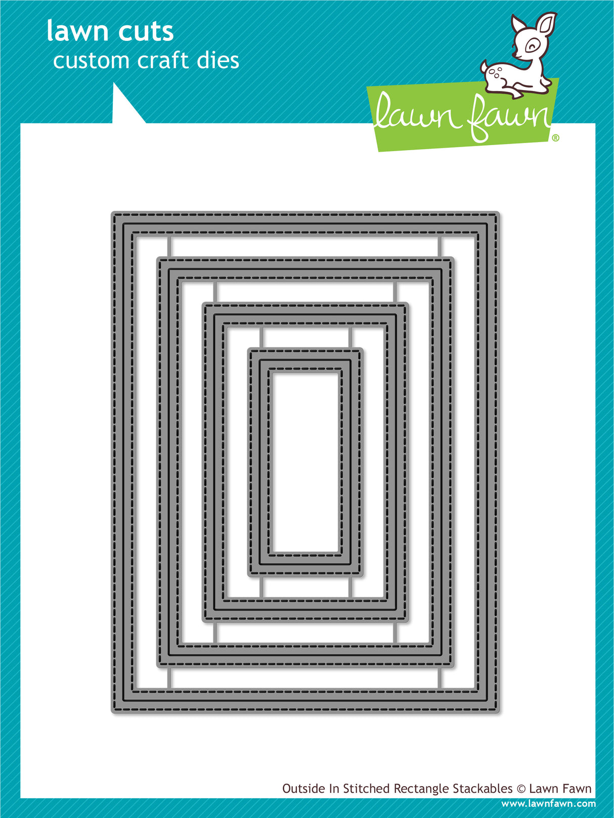 outside in stitched rectangle stackables