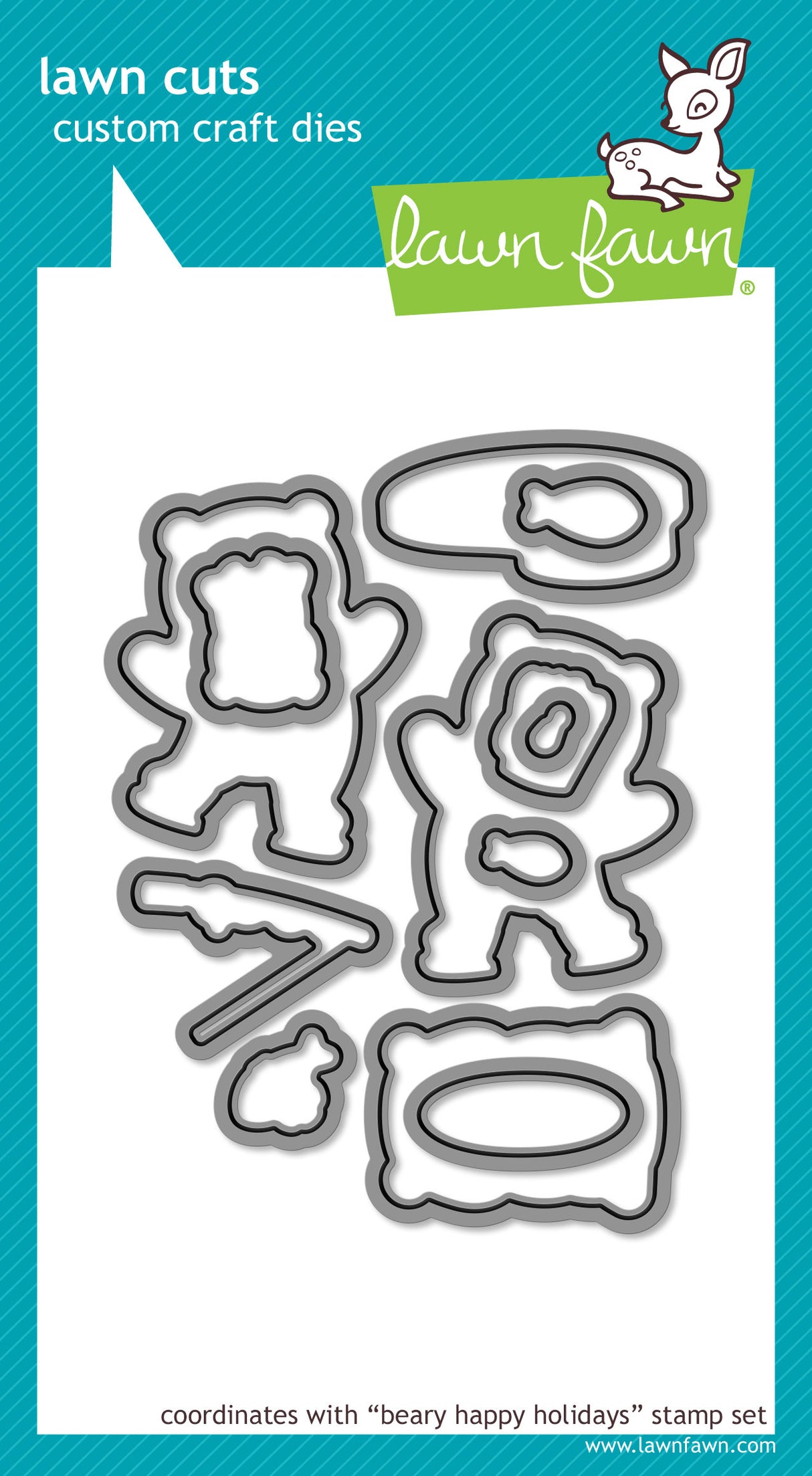 beary happy holidays lawn cuts