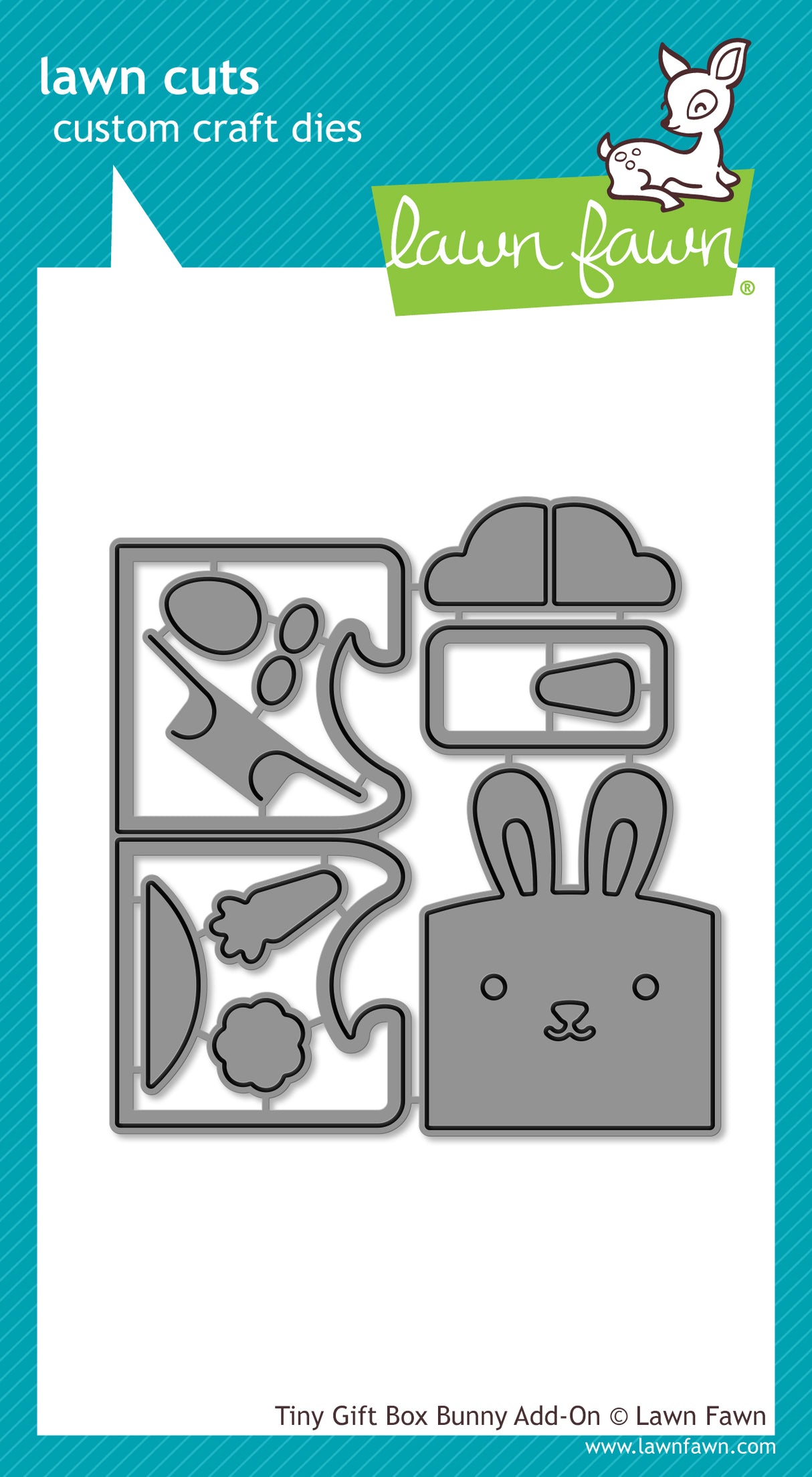 tiny gift box bunny add-on
