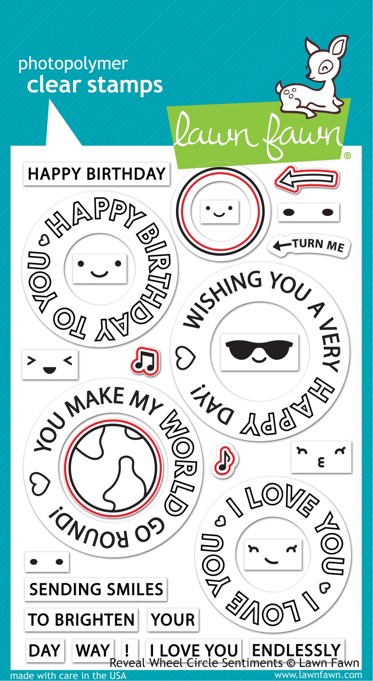 reveal wheel circle sentiments lawn cuts