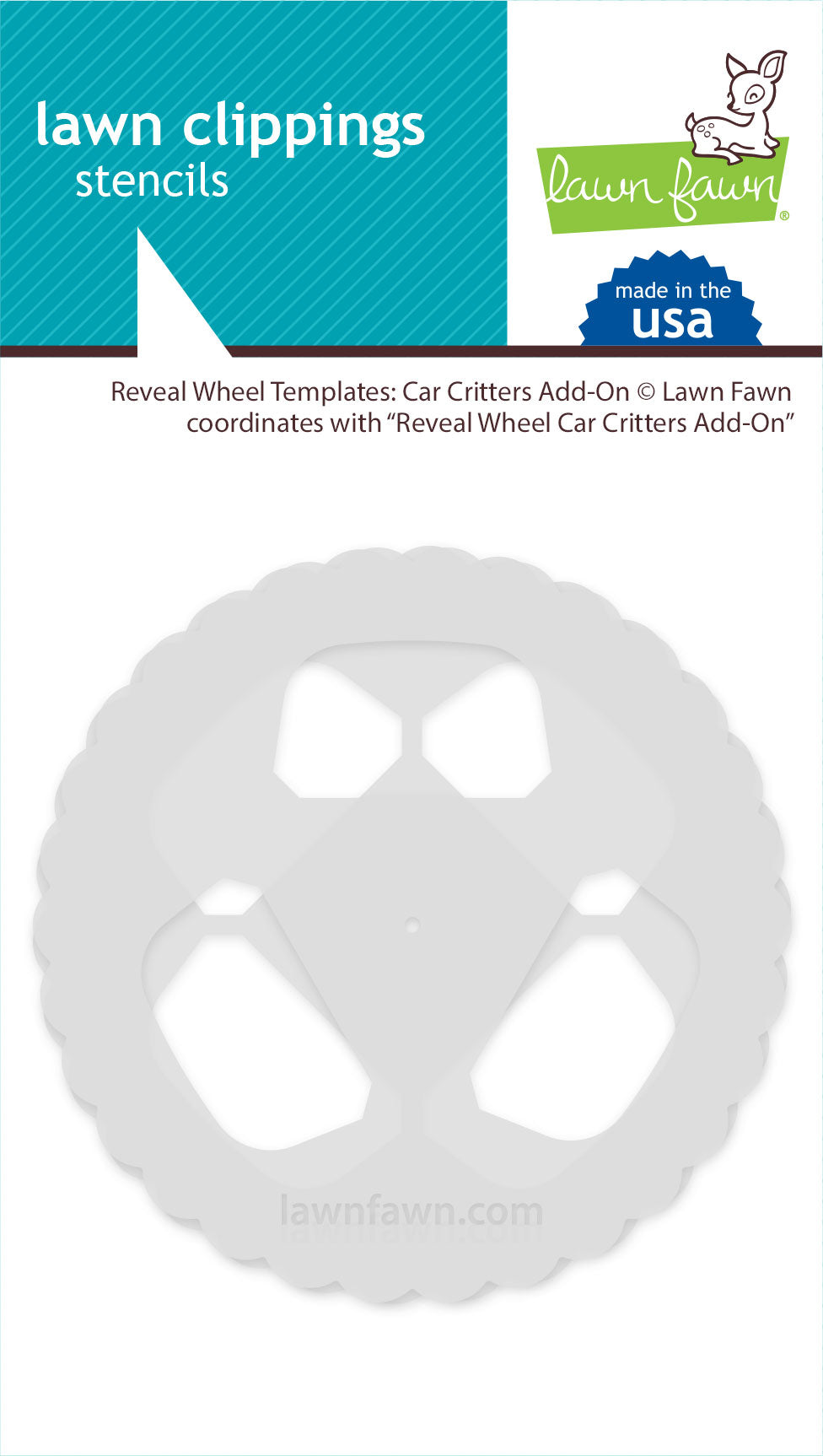reveal wheel templates: car critters add-on