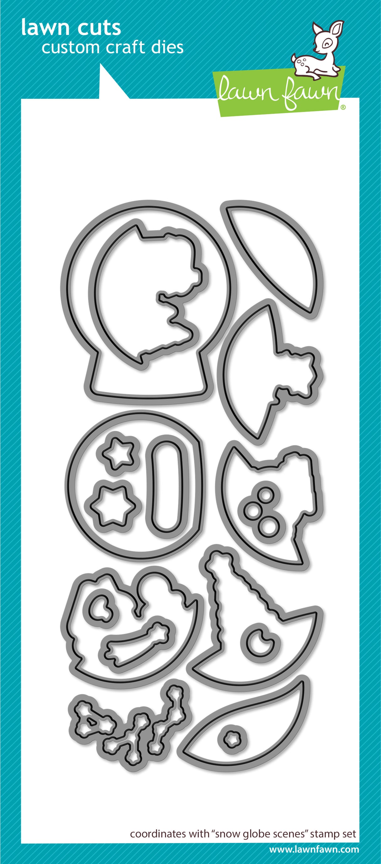 snow globe scenes lawn cuts