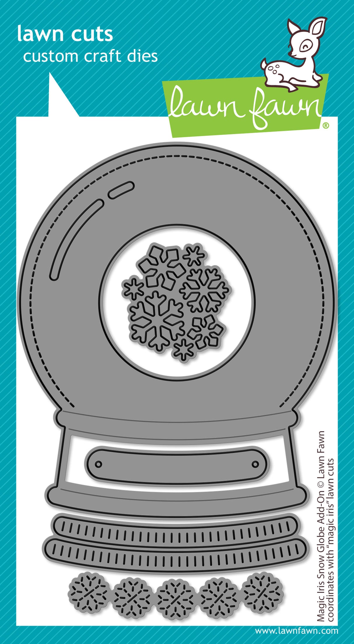 magic iris snow globe add-on