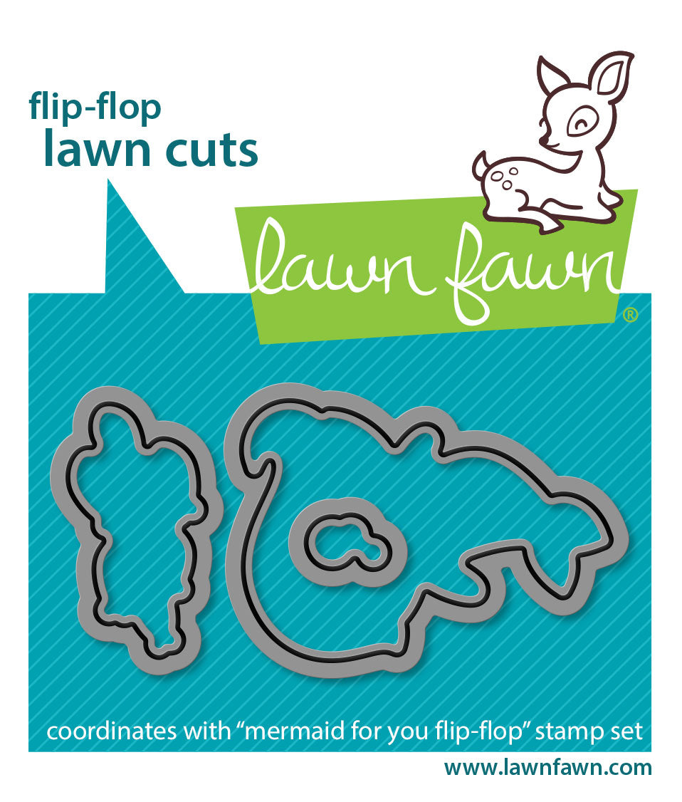 mermaid for you flip-flop lawn cuts