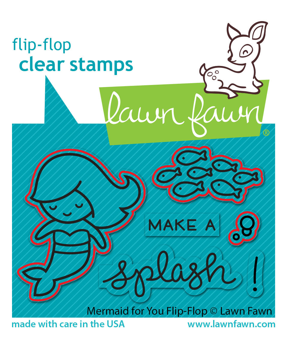 mermaid for you flip-flop lawn cuts