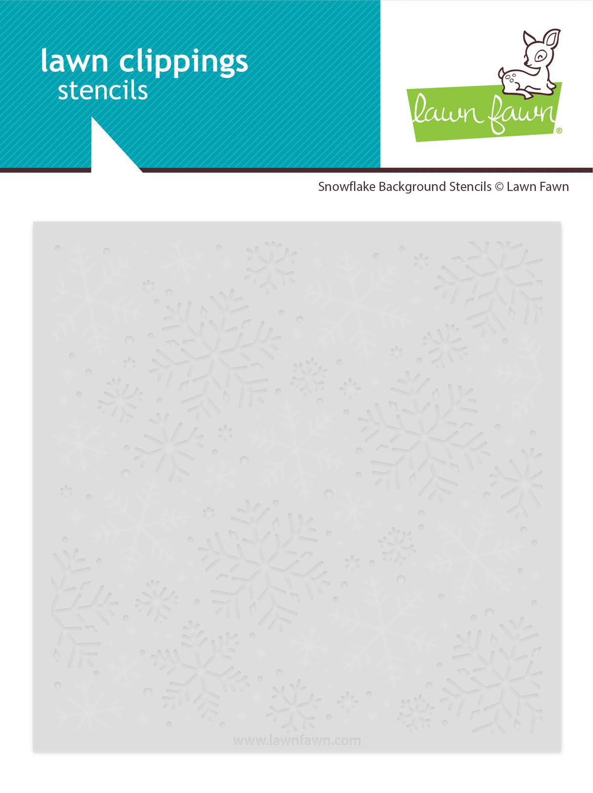 snowflake background stencils