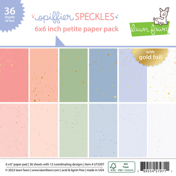 spiffier speckles petite paper pack