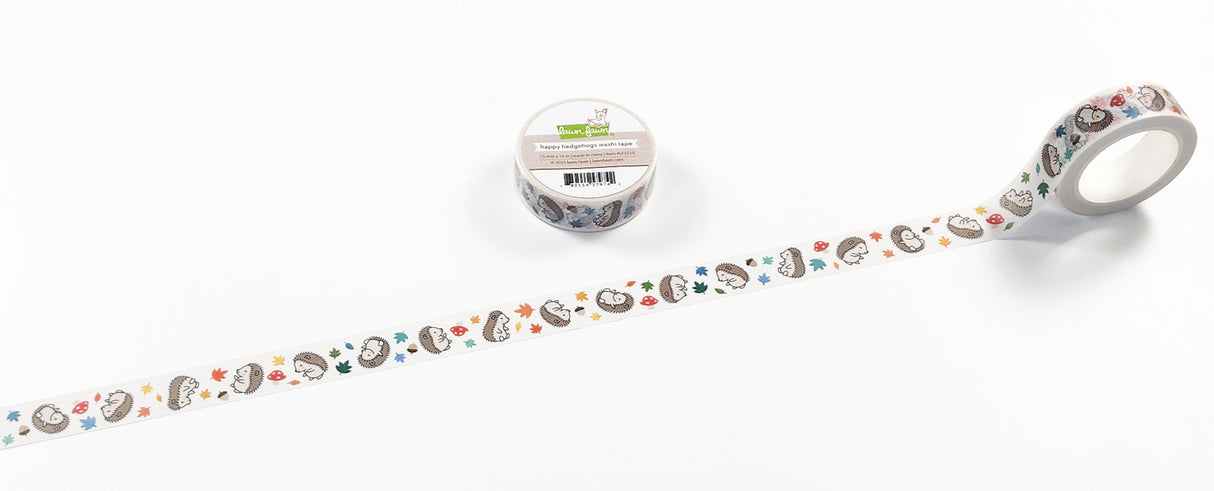 happy hedgehogs washi tape