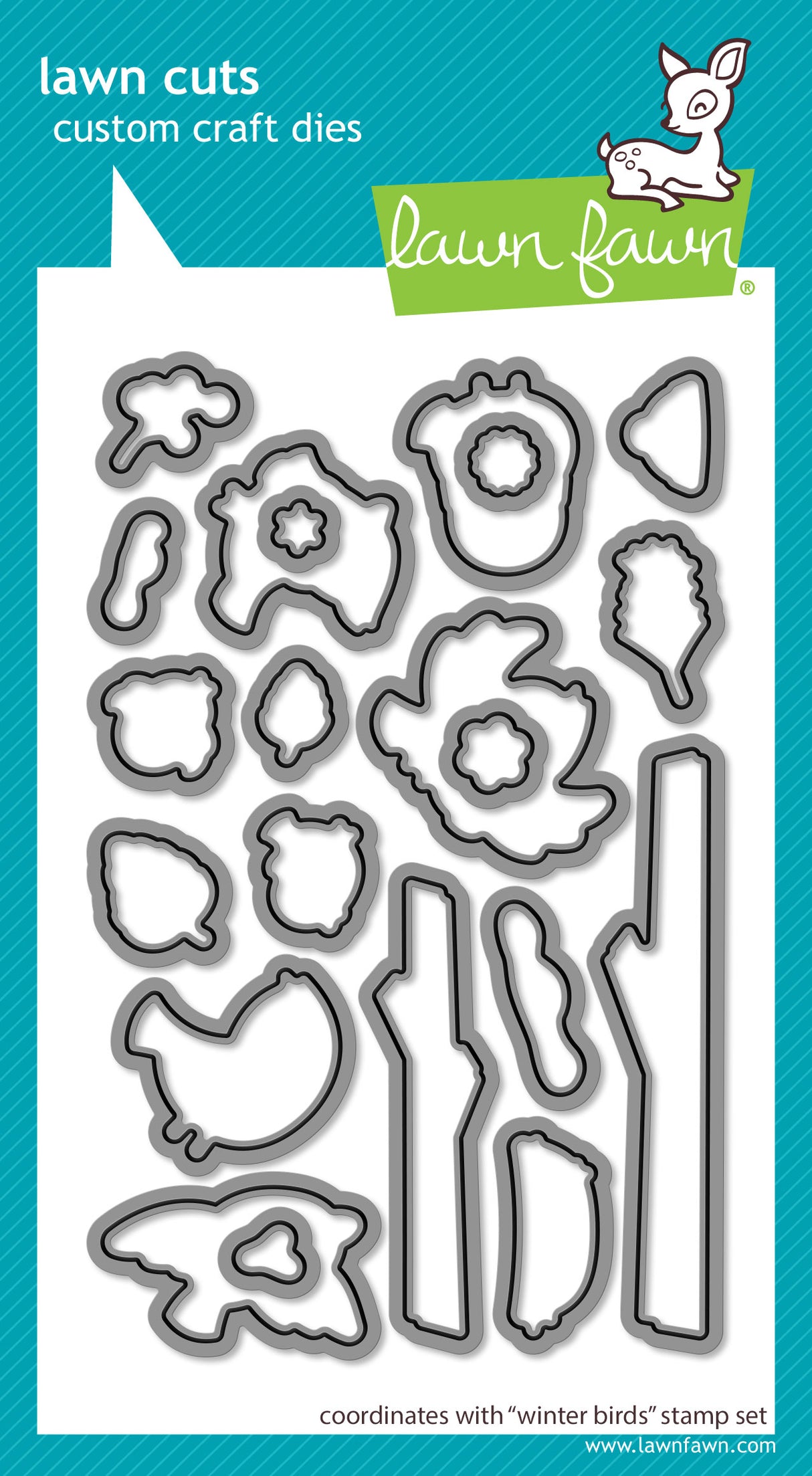 winter birds lawn cuts