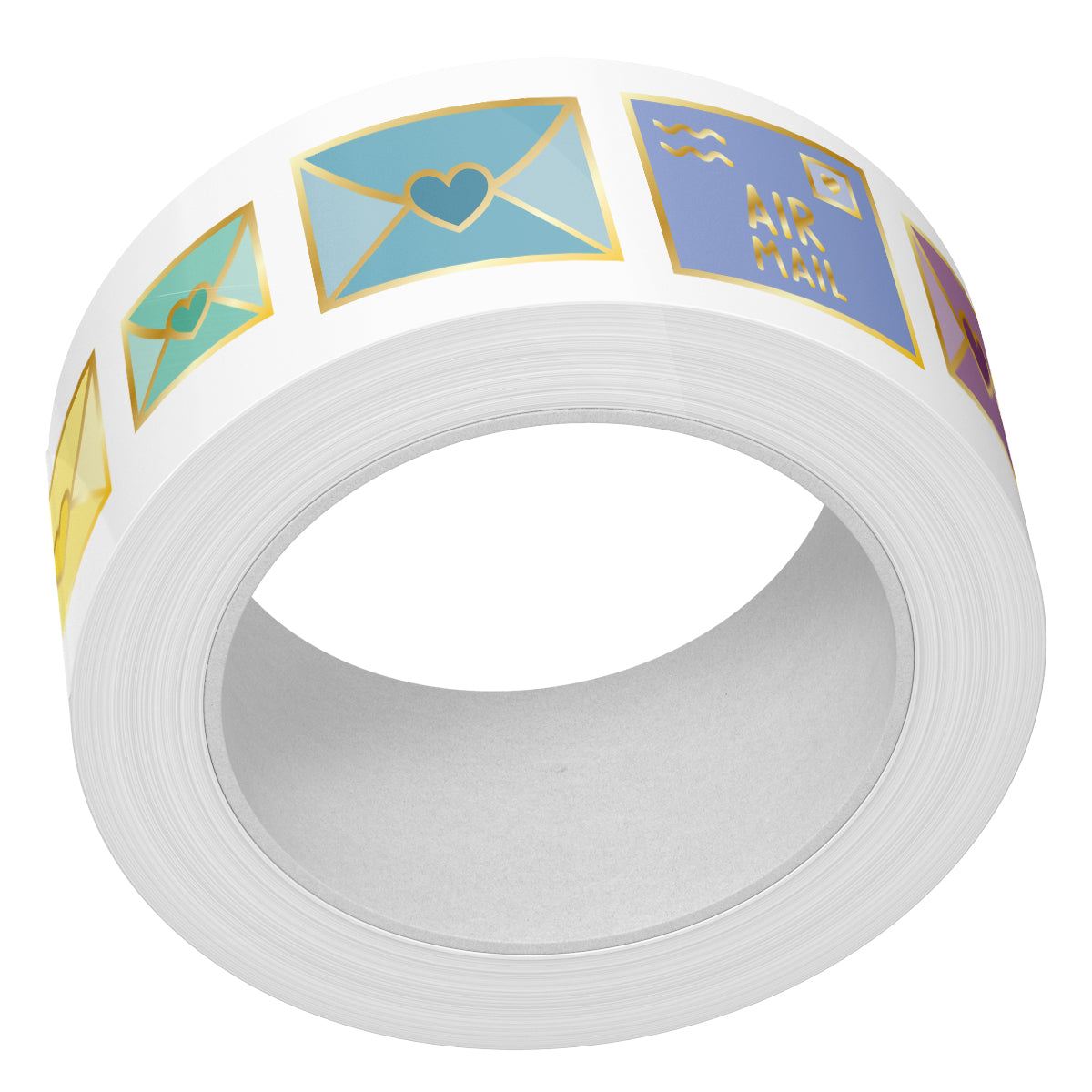 happy mail foiled washi tape